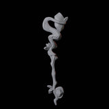 Wizard Staff A Miniature for Dungeons and Dragons, Pathfinder or other TTRPGs