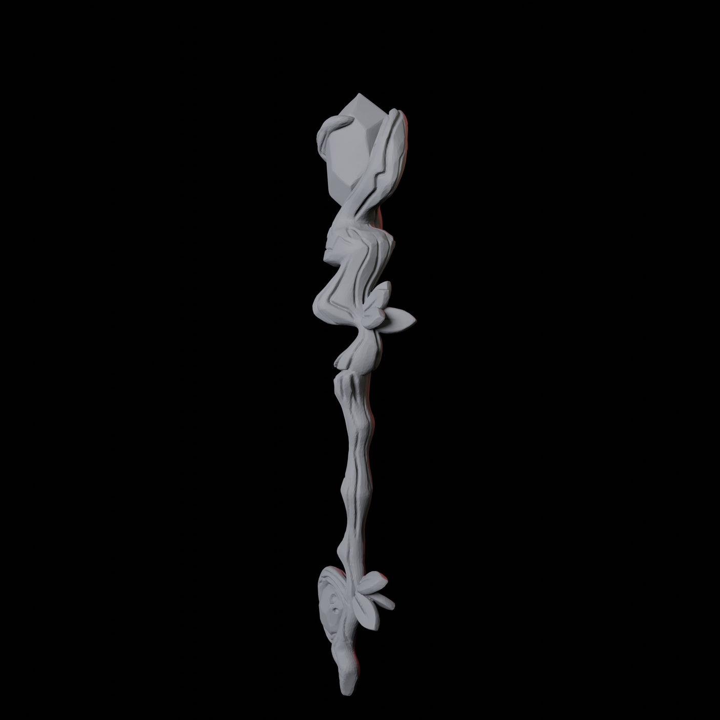 Wizard Staff A Miniature for Dungeons and Dragons, Pathfinder or other TTRPGs