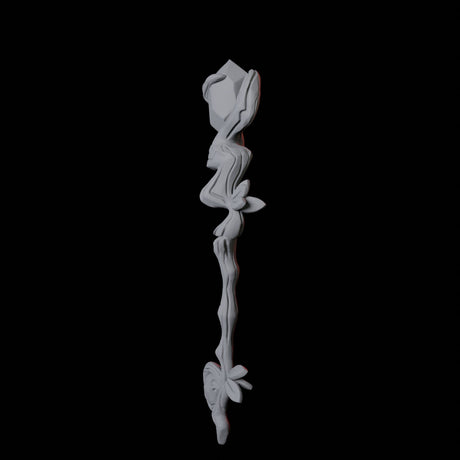 Wizard Staff A Miniature for Dungeons and Dragons, Pathfinder or other TTRPGs