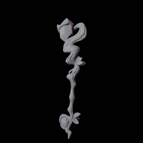 Wizard Staff A Miniature for Dungeons and Dragons, Pathfinder or other TTRPGs