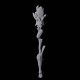 Wizard Staff B Miniature for Dungeons and Dragons, Pathfinder or other TTRPGs
