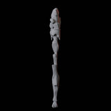 Wizard Staff B Miniature for Dungeons and Dragons, Pathfinder or other TTRPGs