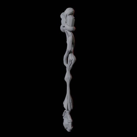 Wizard Staff C Miniature for Dungeons and Dragons, Pathfinder or other TTRPGs