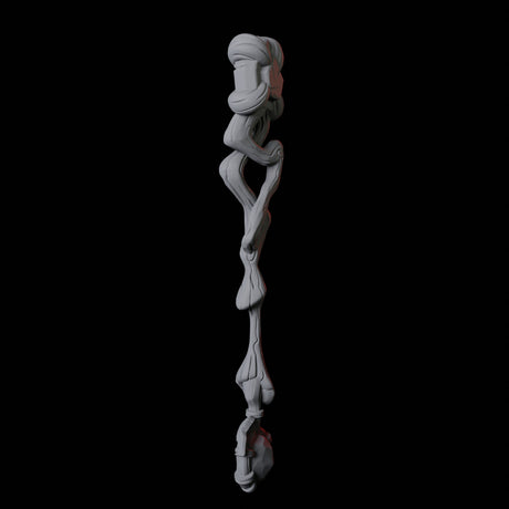 Wizard Staff C Miniature for Dungeons and Dragons, Pathfinder or other TTRPGs