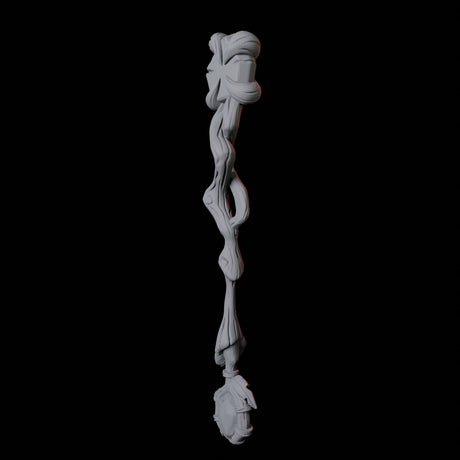 Wizard Staff C Miniature for Dungeons and Dragons, Pathfinder or other TTRPGs