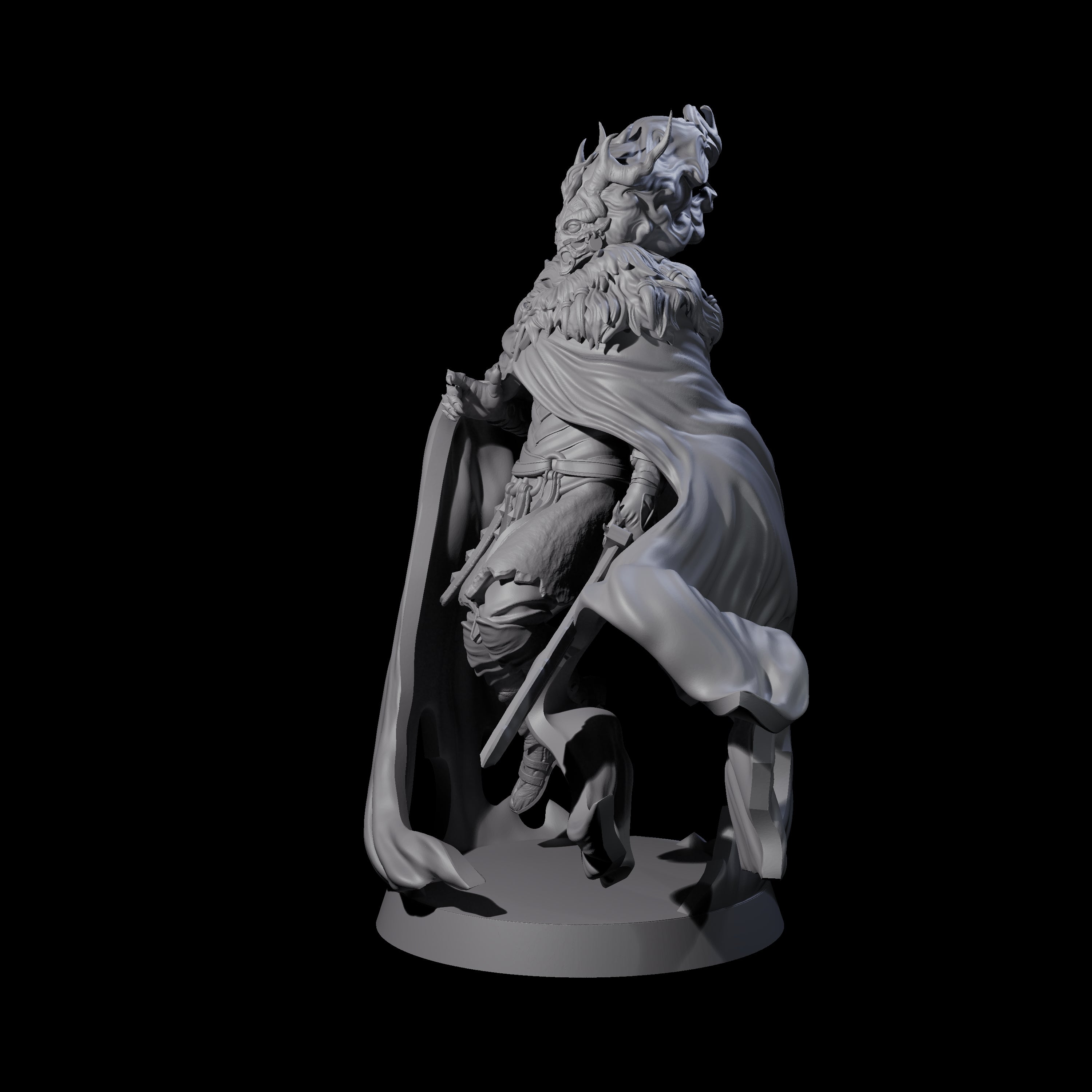 Woken Warrior of the Past Miniature for Dungeons and Dragons, Pathfinder or other TTRPGs