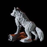 Wolf Miniature for Dungeons and Dragons, Pathfinder or other TTRPGs