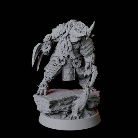 Wolverine Dragonborn Fighter Miniature for Dungeons and Dragons, Pathfinder or other TTRPGs