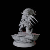 Wolverine Dragonborn Fighter Miniature for Dungeons and Dragons, Pathfinder or other TTRPGs