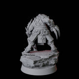 Wolverine Dragonborn Fighter Miniature for Dungeons and Dragons, Pathfinder or other TTRPGs