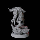 Wolverine Dragonborn Fighter Miniature for Dungeons and Dragons, Pathfinder or other TTRPGs
