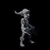 Wolverine-like Goblin Barbarian Miniature for Dungeons and Dragons, Pathfinder or other TTRPGs