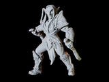 Wood Elf Army - Four Soldiers Miniature for Dungeons and Dragons, Pathfinder or other TTRPGs