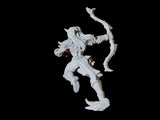 Wood Elf Army - Four Soldiers Miniature for Dungeons and Dragons, Pathfinder or other TTRPGs