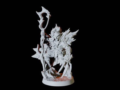 Wood Elf Druid Miniature for Dungeons and Dragons, Pathfinder or other TTRPGs