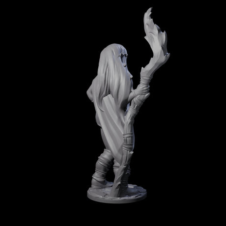 Wooded Elf Mage A Miniature for Dungeons and Dragons, Pathfinder or other TTRPGs