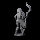 Wooded Elf Mage A Miniature for Dungeons and Dragons, Pathfinder or other TTRPGs