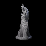 Wooded Elf Mage B Miniature for Dungeons and Dragons, Pathfinder or other TTRPGs