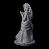 Wooded Elf Mage C Miniature for Dungeons and Dragons, Pathfinder or other TTRPGs