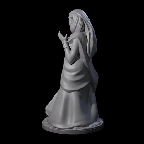 Wooded Elf Mage C Miniature for Dungeons and Dragons, Pathfinder or other TTRPGs