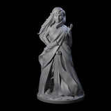 Wooded Elf Mage C Miniature for Dungeons and Dragons, Pathfinder or other TTRPGs