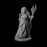 Wooded Elf Mages Miniature for Dungeons and Dragons, Pathfinder or other TTRPGs