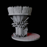Wooden Tower Dice Tower Miniature for Dungeons and Dragons, Pathfinder or other TTRPGs