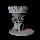 Wooden Tower Dice Tower Miniature for Dungeons and Dragons, Pathfinder or other TTRPGs