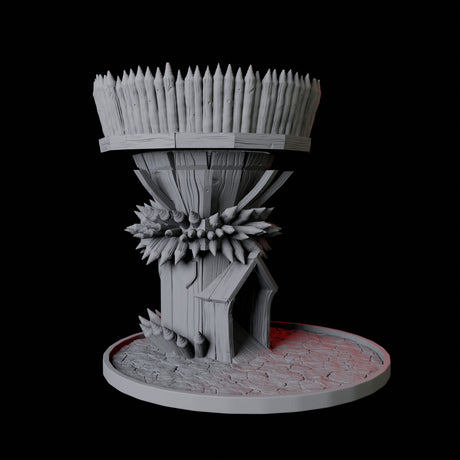 Wooden Tower Dice Tower Miniature for Dungeons and Dragons, Pathfinder or other TTRPGs