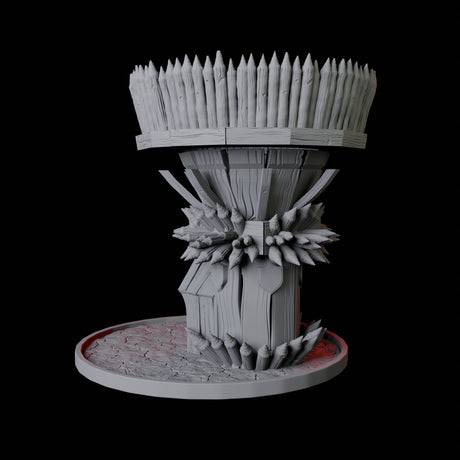 Wooden Tower Dice Tower Miniature for Dungeons and Dragons, Pathfinder or other TTRPGs