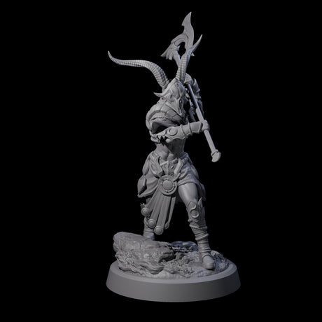Woodland Armoured Elf Fighter B Miniature for Dungeons and Dragons, Pathfinder or other TTRPGs