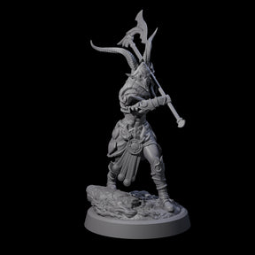 Woodland Armoured Elf Fighter B Miniature for Dungeons and Dragons, Pathfinder or other TTRPGs