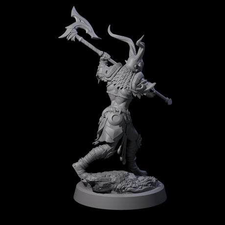 Woodland Armoured Elf Fighter B Miniature for Dungeons and Dragons, Pathfinder or other TTRPGs