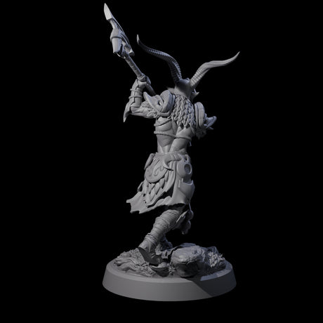 Woodland Armoured Elf Fighter B Miniature for Dungeons and Dragons, Pathfinder or other TTRPGs