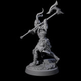 Woodland Armoured Elf Fighter B Miniature for Dungeons and Dragons, Pathfinder or other TTRPGs