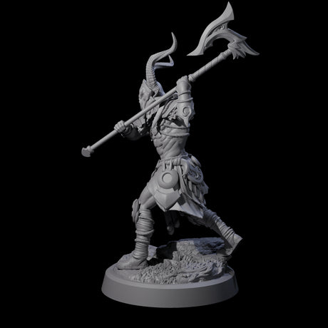Woodland Armoured Elf Fighter B Miniature for Dungeons and Dragons, Pathfinder or other TTRPGs