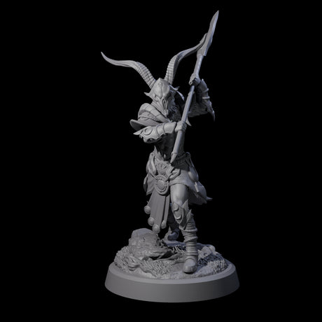 Woodland Armoured Elf Fighter B Miniature for Dungeons and Dragons, Pathfinder or other TTRPGs