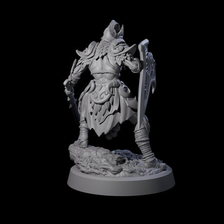 Woodland Armoured Elf Fighter D Miniature for Dungeons and Dragons, Pathfinder or other TTRPGs