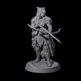 Woodland Hunt Master Miniature for Dungeons and Dragons, Pathfinder or other TTRPGs