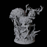 Woodland Yakfolk Drider Miniature for Dungeons and Dragons, Pathfinder or other TTRPGs