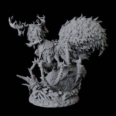 Woodland Yakfolk Drider Miniature for Dungeons and Dragons, Pathfinder or other TTRPGs