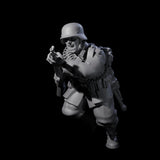 World War 2 Sprinting German Gunner Assistant A Miniature for Dungeons and Dragons, Pathfinder or other TTRPGs