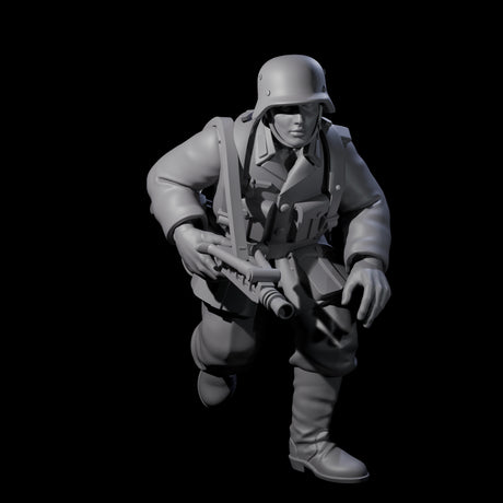 World War 2 Sprinting German Gunner Gunner Miniature for Dungeons and Dragons, Pathfinder or other TTRPGs