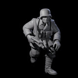 World War 2 Sprinting German Gunners Miniature for Dungeons and Dragons, Pathfinder or other TTRPGs