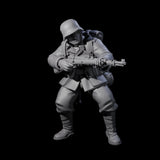 World War 2 Under Fire German Rifleman A Miniature for Dungeons and Dragons, Pathfinder or other TTRPGs