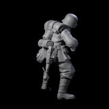 World War 2 Under Fire German Rifleman A Miniature for Dungeons and Dragons, Pathfinder or other TTRPGs