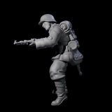 World War 2 Under Fire German Rifleman A Miniature for Dungeons and Dragons, Pathfinder or other TTRPGs