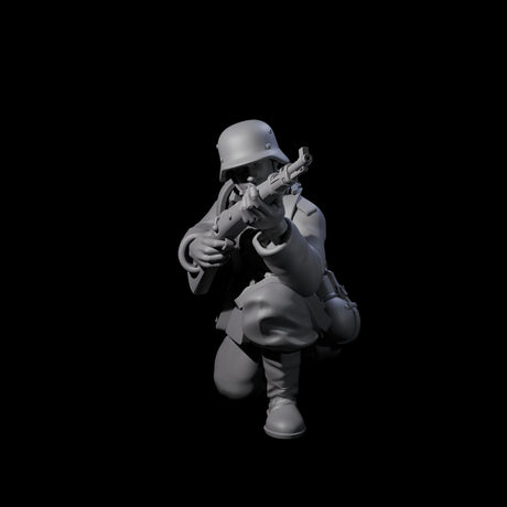 World War 2 Under Fire German Rifleman E Miniature for Dungeons and Dragons, Pathfinder or other TTRPGs
