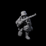 World War 2 Under Fire German Rifleman E Miniature for Dungeons and Dragons, Pathfinder or other TTRPGs