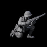 World War 2 Under Fire German Rifleman E Miniature for Dungeons and Dragons, Pathfinder or other TTRPGs